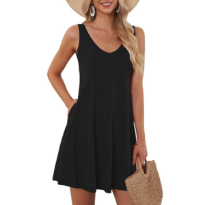 AUSELILY Women's Summer Casual Beach Dress