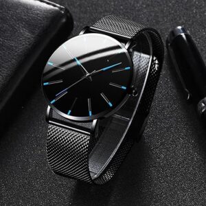 Men’s Luxury Sports Watch – Black Smartwatch
