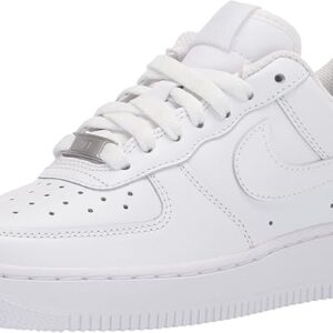 White Nike Air Force 1 sneaker with classic design, durable sole, and premium leather finish, perfect for everyday street style.