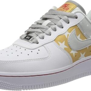 White Nike Air Force 1 sneaker with classic design, durable sole, and premium leather finish, perfect for everyday street style.