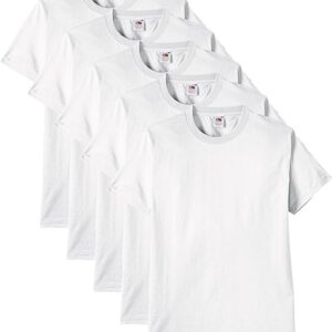 Fruit of The Loom Men's Heavy T-Shirt Pack of 5