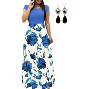 Elegant Floral Maxi Dress for Women