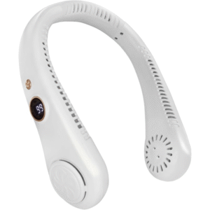 Portable USB Neck Fan with LED Display